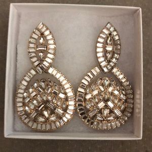Badgley Mischka statement earrings